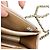 Borsa a patta porta-cellulare Chanel in pelle d'agnello matelassé beige e marrone con catena e hardware light gold, 2023 - vista 9