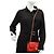 Bolso Chanel Classic Flap de charol rojo chevron Roja - vista 12