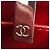 Bolso Chanel Classic Flap de charol rojo chevron Roja - vista 14