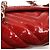 Bolso Chanel Classic Flap de charol rojo chevron Roja - vista 15