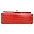 Bolso Chanel Classic Flap de charol rojo chevron Roja - vista 8