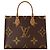 Bolsa Louis Vuitton OnTheGo MM Marrom Monograma
