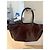Borsa Tote Anine Bing Leo Coated Canvas Bordò - vista 6