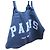 ANINE BING Leo canvas tote Paris University - blue washed - vista 9