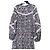 Ulla Johnson Brita Midi-Kleid bedruckt Braun Weiß - Ansicht 2
