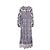 Ulla Johnson Brita Midi-Kleid bedruckt Braun Weiß - Ansicht 5