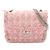 Borsa a tracolla Chanel 2.55 Matelassé Mademoiselle con catena Rosa Multicolore
