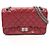 Borsa a tracolla Chanel 2.55 Matelassé Mademoiselle con catena Rosso