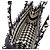 Bolso Tote Christian Dior Medium Houndstooth Negro Blanco - vista 3