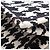 Bolso Tote Christian Dior Medium Houndstooth Negro Blanco - vista 6