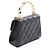 Timeless Chanel Matelassé Schultertasche aus schwarzem Lammleder - Ansicht 2