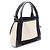 Borsa a mano 2-Way Balenciaga Cabas XS Navy Nero Beige - vista 2