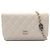 Chanel Matelassé Schultertasche Weiß