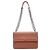 Borsa a tracolla Bottega Veneta Olympia Intrecciato Marrone