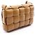Borsa a tracolla Bottega Veneta Padded Cassette Intrecciato Marrone - vista 2