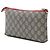 Pochette a catena Gucci Beige GG Supreme con cuore ricamato - vista 2