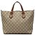 Borsa Satchel Gucci Beige Small GG Supreme