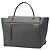 Belt Bag Céline Celine Sac Ceinture Mini en Cuir Gris Marron Gris anthracite - vue 2