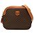 Céline Bolsa Tiracolo Celine Brown Macadam Coated Canvas Marrom