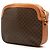 Céline Bolsa Tiracolo Celine Brown Macadam Coated Canvas Marrom - vista 2