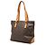 Louis Vuitton Brown Monogram Cabas Piano Marrone - vista 2