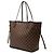 Louis Vuitton Brown Damier Ebene Neverfull MM Castaño - vista 2
