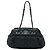 Borsa Bowling Chanel Chic Quilt in vitello iridescente matelassé nero