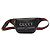 Borsa cintura Gucci Black Small Grained Calfskin Web Logo Nero