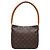 Louis Vuitton Brown Monogram Looping MM Marrom