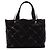 Chanel Black Old Travel Line Nylon Tote Schwarz