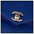 Chanel Blue Small Studded Chevron Calfskin Envelope Double Flap Blau - Ansicht 5