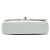 Chanel White Medium Classic Caviar Double Flap Branco Fora de branco - vista 3