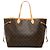 Louis Vuitton Brown Monogram Neverfull GM Marrom
