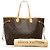 Louis Vuitton Brown Monogram Neverfull GM Marrom - vista 7