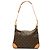 Louis Vuitton Brown Monogram Boulogne 35 Marrom
