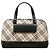 Burberry Beige Nova Check Canvas Handtasche