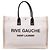 Autre Marque Saint Laurent Tote Bag Rive Gauche Large in Tela Beige