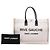Autre Marque Saint Laurent Tote Bag Rive Gauche Large in Tela Beige - vista 7
