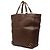 Borsa Tote Gucci Abbey D Ring in vitello marrone Marrone scuro - vista 2