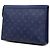 Louis Vuitton Blue Monogram Taigarama Pochette Voyage MM Azul - vista 2