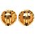 Chanel Gold CC vergoldete Clip-On Ohrringe Golden - Ansicht 2