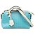 Borsa Fendi By The Way Mini in pelle stampata gingham bianca Bianco