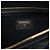 Clutch Chanel Black Large Quilted Lambskin O Case Negro - vista 5