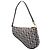 Autre Marque Diorissimo Mini Saddle Pochette aus blauem Canvas Marineblau - Ansicht 2