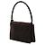 Bamboo Bolsa de camurça castanha Gucci com pega de bambu Marrom Castanho escuro - vista 2