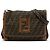 Fendi Brown Zucca Canvas FF Messenger Bag Braun
