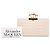 Clutch Alexander McQueen in pelle di vitello embossed croc bianca con chiusura a teschio Bianco Crudo - vista 7