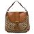 Gucci Marrakech Schultertasche aus beigem GG Canvas
