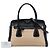 Prada Satchel aus Canvas mit Saffiano-Lederbesatz, beige bicolor - Ansicht 7