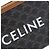 Céline Clutch Celine Small Triomphe de lona revestida marrón Castaño Marrón oscuro - vista 5